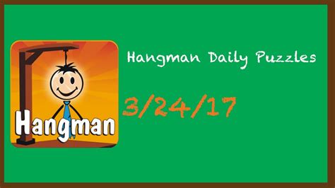 Hangman Daily Levels .